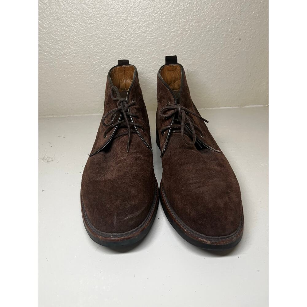 Johnston & Murphy Men’s Brown Ankle Lace Up Chukka Boots size 10.5 - Picture 2 of 7